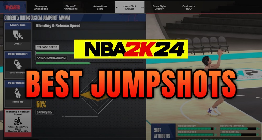 NBA 2K24 BEST JUMPSHOTS