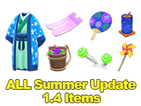 ALL Summer Update 1.4 Items