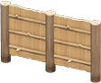 Bamboo-slats fence