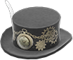 Black steampunk hat