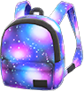 Blue spacey backpack