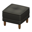 Boxy stool|Black