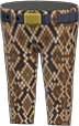Brown python-print slacks