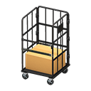 Caged cart|Black