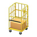 Caged cart|Yellow