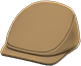 Camel plain paperboy cap