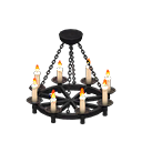 Candle chandelier|Black