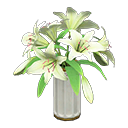 Casablanca lilies|White