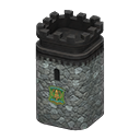 Castle tower|Tree Emblem Dark gray