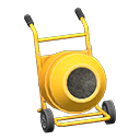 Cement mixer|Yellow