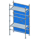 Construction scaffolding|Blue Plastic sheet