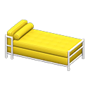 Cool bed|Yellow Fabric color White
