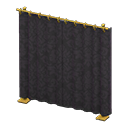Curtain partition|Black Curtains Gold