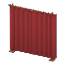 Curtain partition|Red Curtains Copper