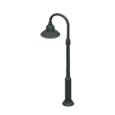 Curved streetlight|Black