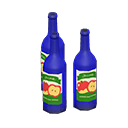 Decorative bottles|Apple labels Label Blue