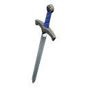 Double-edged sword|None Pierced object Blue