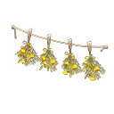 Dried-flower garland|Yellow