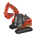 Excavator|Red