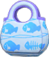 Fish-print eco bag