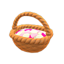 Flower-petal basket