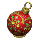 Giant ornament|Red