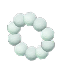 Glowing-moss wreath|White