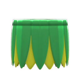 green grass skirt