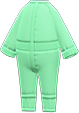 Green clean-room suit