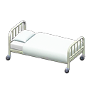 Hospital bed|White