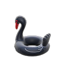 Inflatable bird ring|Black