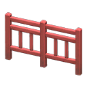 Iron fence| Red