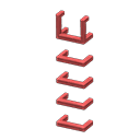 Iron ladder set-up kit|  Red