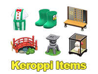 Keroppi Items