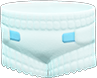 Light blue diaper