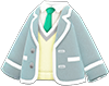 Light gray school uniform with necktie
