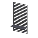Medium wooden partition|Black