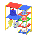 Midsized clothing rack|Casual clothes Displayed clothing Colorful