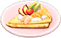 Mixed-fruits crepe