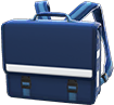 Navy blue schoolbag
