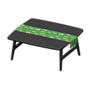 Nordic table|Butterflies Fabric Black