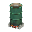Oil-Barrel Bathtub|Green