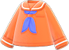 Orange sailor's shirt
