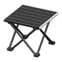 Outdoor folding table|Black Tabletop color Black