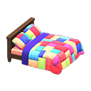 Patchwork bed|Vivid