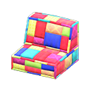Patchwork sofa chair|Vivid