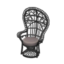 Peacock chair|Black