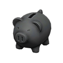 Piggy bank|Black