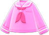 Pink sailor's shirt
