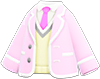 Pink school uniform with necktie